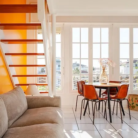 Sunny Duplex Close To Croisette, Free Parking Apartment